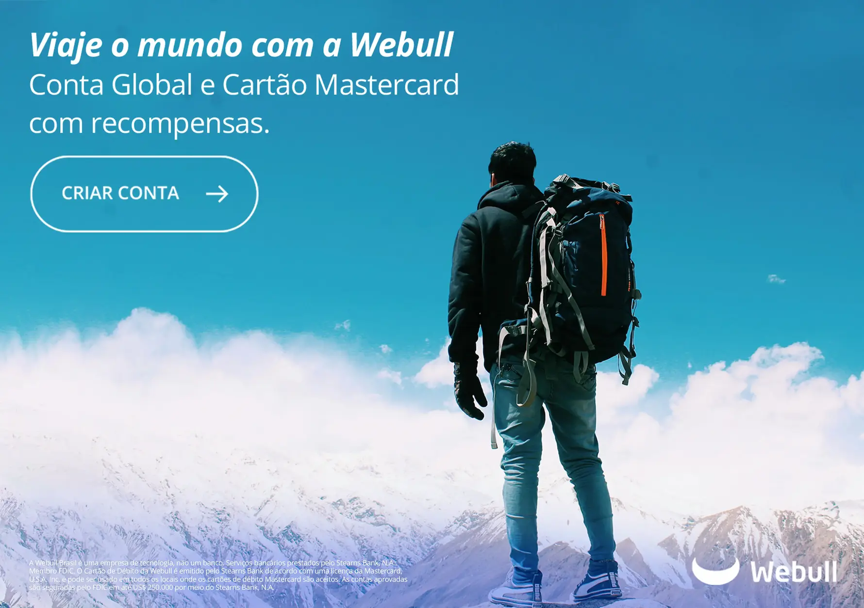 Viaje o mundo com a Webull