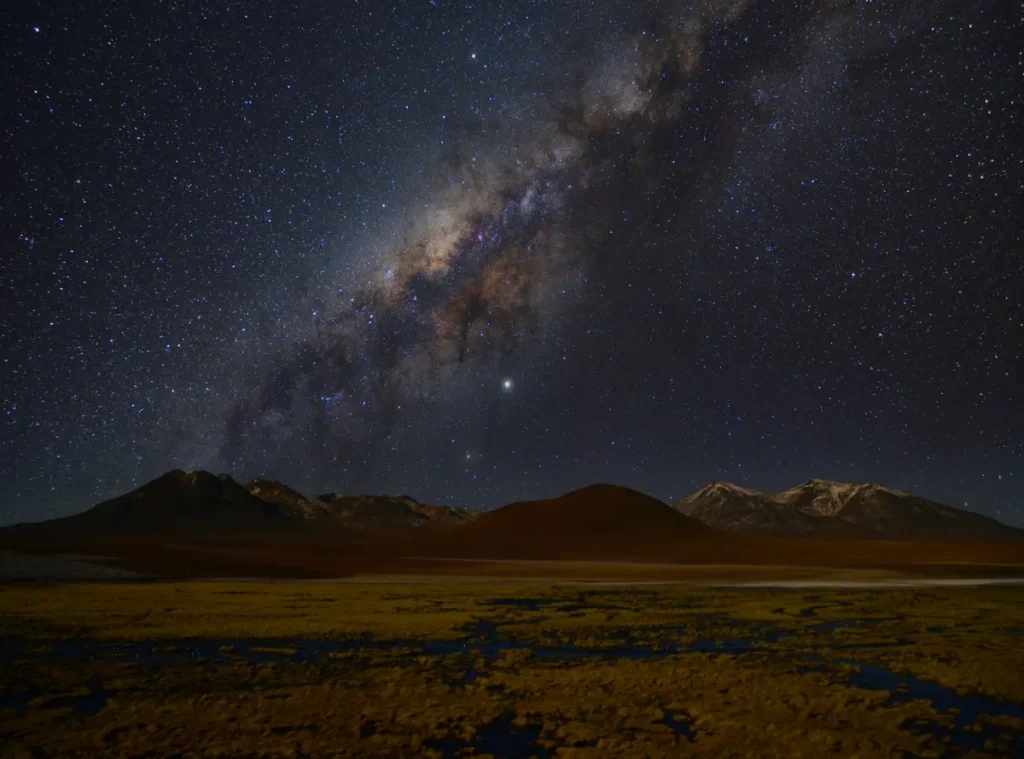 Imagem do céu do Chile